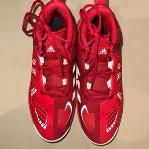 ADIDAS PRO N3XT 2021 BASKETBALL STYLE CODE: G58890. COLOR: RED/WHITE SIZE 10